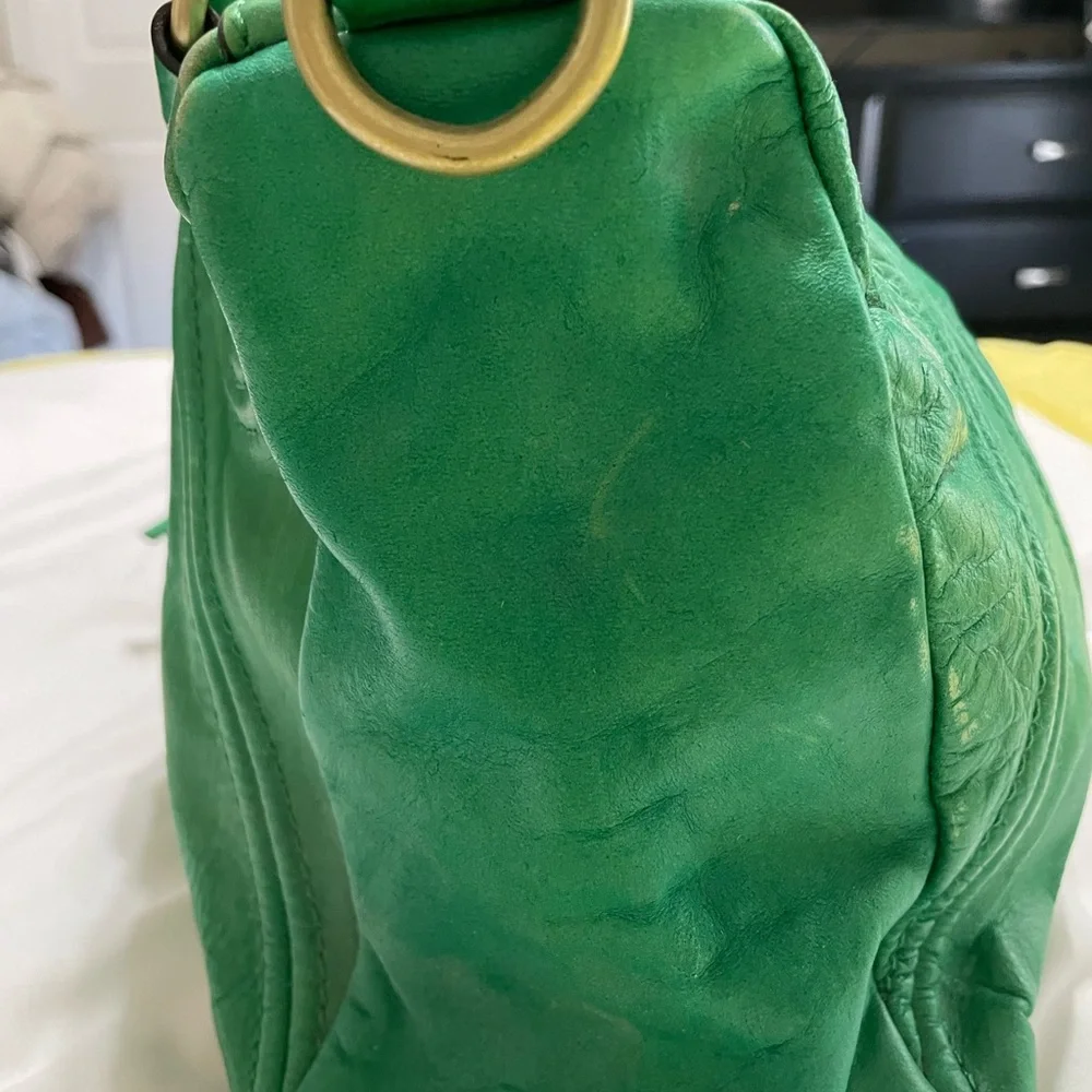 💚JUICY COUTURE💚 Vintage Vibrant Green Shoulder Bag - Picture 5 of 16